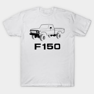 1979 F150 Black Print T-Shirt